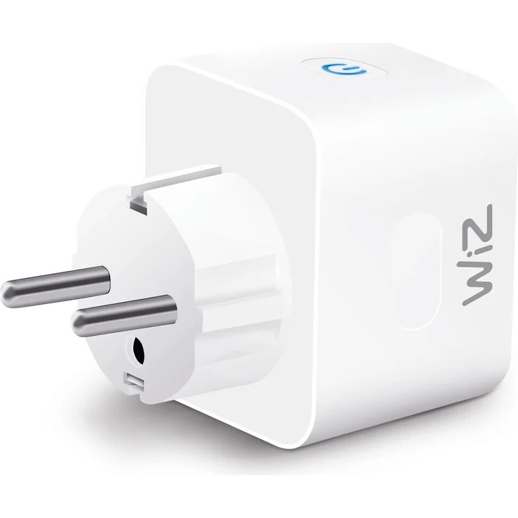 Wiz Hue Smart Plug mit Stromverbrauchsmessung, Smarte Steckdose, Funk-Schalter, Steuerung per App/Stimme über WLAN, inkl. Powermeter, weiß (‎9290024271) – Bild 1