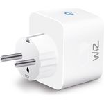 Wiz Hue Smart Plug mit Stromverbrauchsmessung, Smarte Steckdose, Funk-Schalter, Steuerung per App/Stimme über WLAN, inkl. Powermeter, weiß (‎9290024271)
