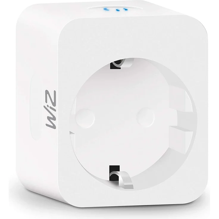 Wiz Hue Smart Plug mit Stromverbrauchsmessung, Smarte Steckdose, Funk-Schalter, Steuerung per App/Stimme über WLAN, inkl. Powermeter, weiß (‎9290024271) – Bild 2
