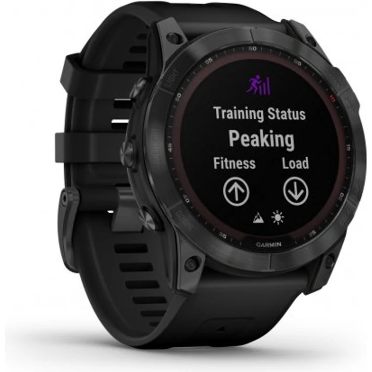 Garmin Fenix 7X Solar Smartwatch GPS, Unisex, 51mm, Polymergehäuse, Silikonarmband, Schiefergrau/Schwarz (010-02541-01) – Bild 1