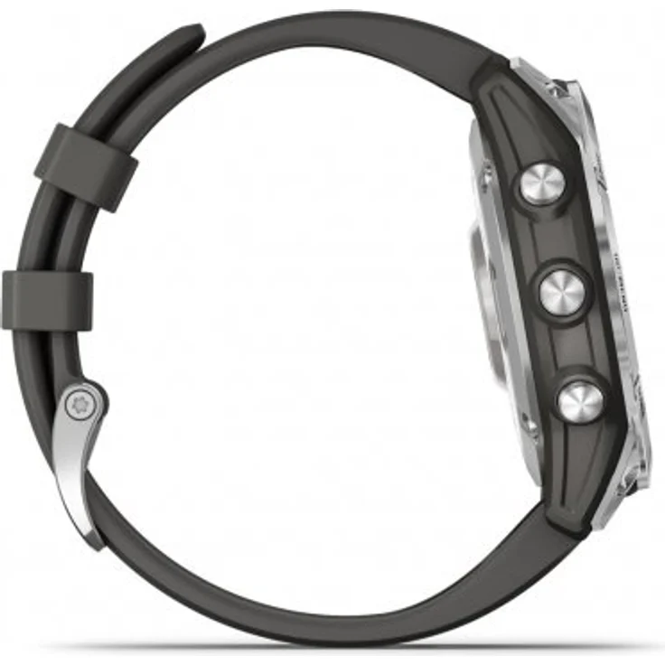 Garmin Fenix 7 Smartwatch GPS, Unisex, 47mm, Polymergehäuse, Silikonarmband, Silber/Grafitgrau (010-02540-01) – Bild 5