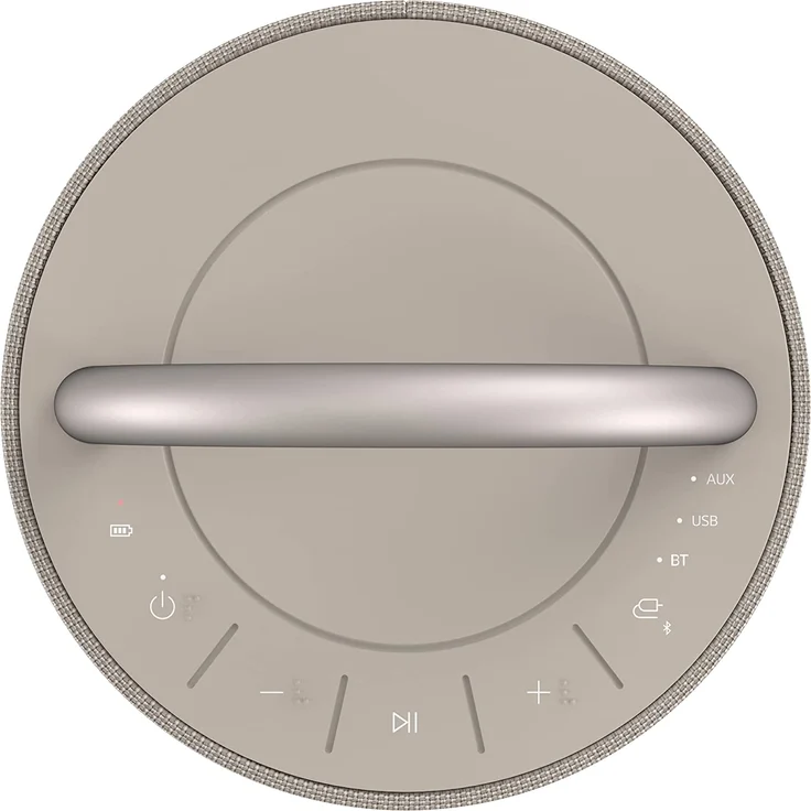 LG XBOOM 360 DRP4BE Bluetooth-Lautsprecher mit Beleuchtung, 360°-Sound, beige – Bild 7