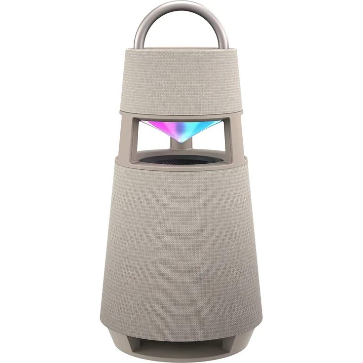 LG XBOOM 360 DRP4BE Bluetooth-Lautsprecher mit Beleuchtung, 360°-Sound, beige – Bild 12