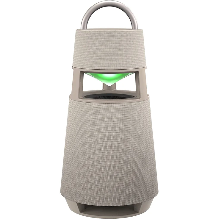 LG XBOOM 360 DRP4BE Bluetooth-Lautsprecher mit Beleuchtung, 360°-Sound, beige – Bild 10
