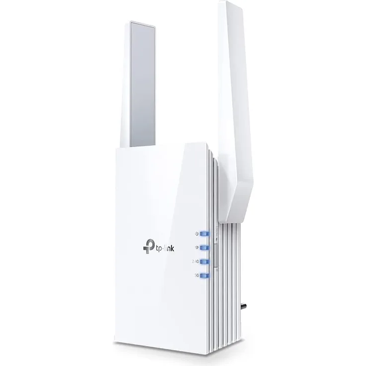 TP-Link RE505X WiFi 6 WLAN Verstärker Repeater AX1500 (Dualband 1200 MBit/s 5GHz + 300 MBit/s 2,4 GHz, Gigabit Port, maximale Abdeckung, kompatibel zu allen WLAN Routern, Hochgeschwindigkeitsmodus) Weiß