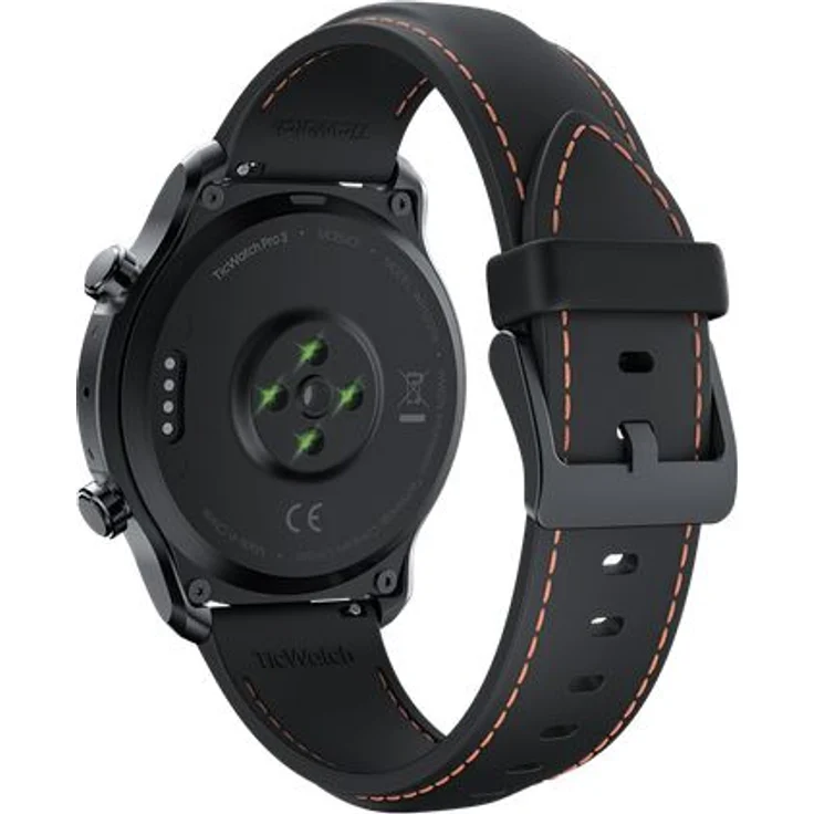 Mobvoi TicWatch Pro 3 LTE P1032000200A Smartwatch GPS, Unisex, 47mm, Edelstahlgehäuse, Silikonarmband, Black – Bild 5