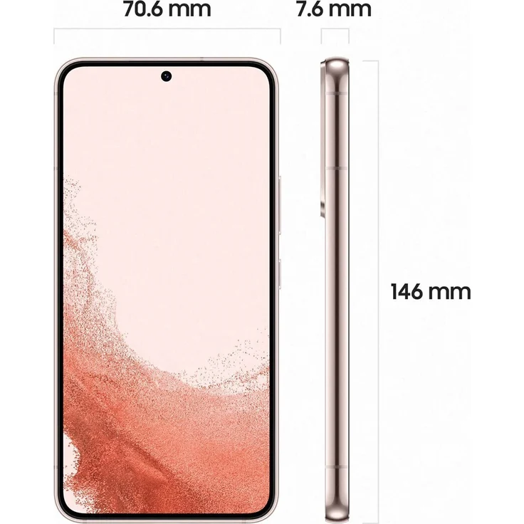Samsung Galaxy S22 5G Smartphone 15,49cm (6,1 Zoll) AMOLED-Display, 128GB interner Speicher, 8GB RAM, Dual-SIM, Pink Gold – Bild 10