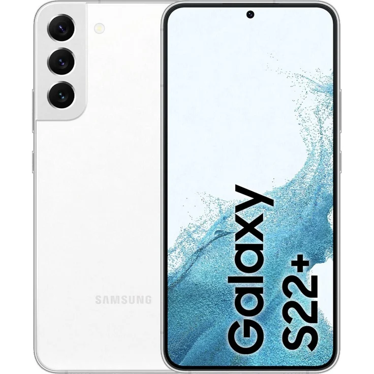 Samsung Galaxy S22 Plus 5G Smartphone 16,76cm (6,6 Zoll) AMOLED-Display, 128GB interner Speicher, 8GB RAM, Dual-SIM, Phantom White – Bild 1