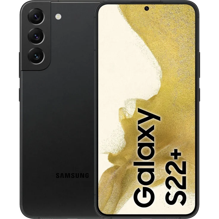 Samsung Galaxy S22 Plus 5G Smartphone 16,76cm (6,6 Zoll) AMOLED-Display, 128GB interner Speicher, 8GB RAM, Dual-SIM, Phantom Black – Bild 1