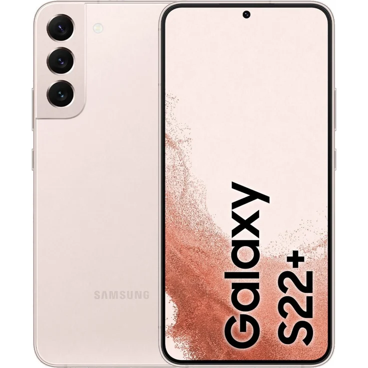 Samsung Galaxy S22 Plus 5G Smartphone 16,76cm (6,6 Zoll) AMOLED-Display, 128GB interner Speicher, 8GB RAM, Dual-SIM, Pink Gold – Bild 1