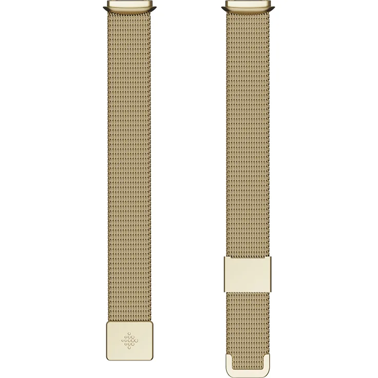 Fitbit Mesh Milanaise Gold Ersatzarmband für Fitbit Luxe