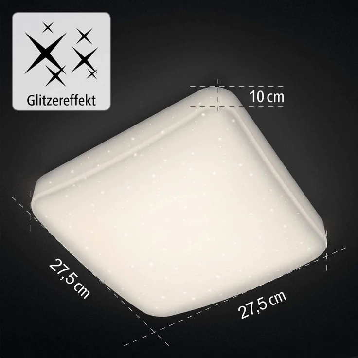 Hama LED Deckenleuchte, dimmbar per App- und Sprachsteuerung, WLAN Lampe Amazon Alexa/Google Home kompatibel, Deckenlampe für Schlafzimmer, Kinderzimmer, Wohnzimmer, kein Hub/Gateway benötigt, 27 cm – Bild 3