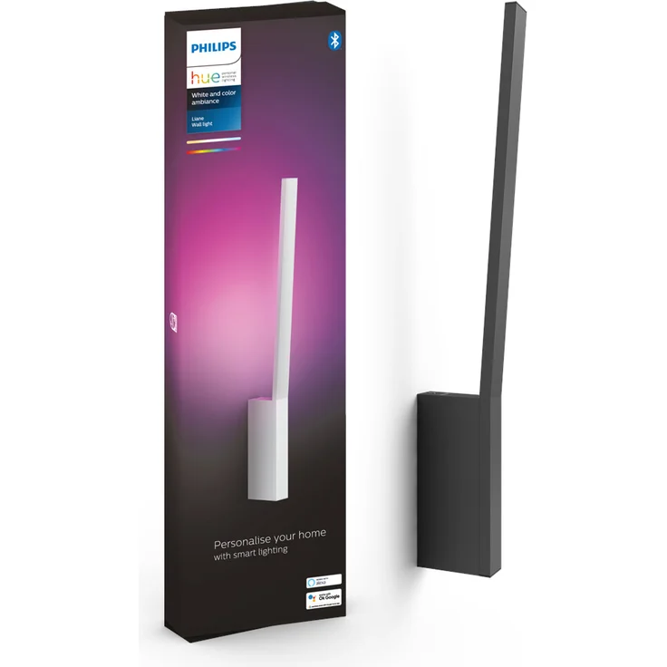 Philips Lighting Hue LED-Wandstrahler 871951434342900 Hue White & Color Ambiance Liane Wandleuchte schwarz 900lm LED fest eingebaut 12 – Bild 2