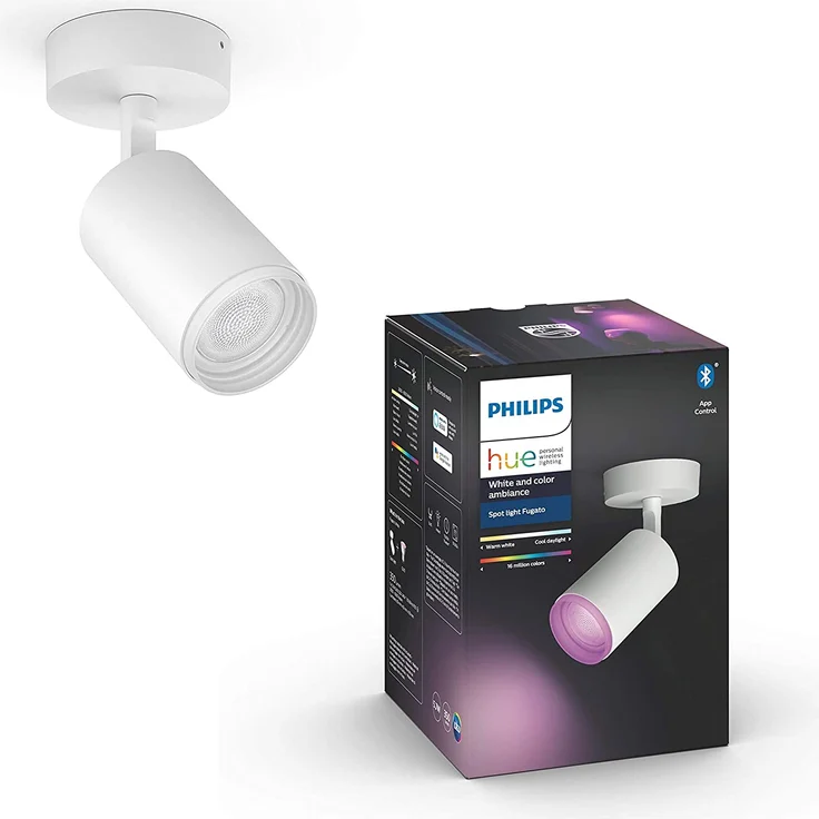 Philips Lighting Hue LED-Wandstrahler 5063131P7 Fugato GU10 5.7W Warmweiß bis Kaltweiß – Bild 1