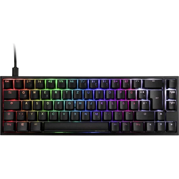 Ducky One 2 SF Tastatur USB Deutsch QWERTZ Schwarz (DKON1967ST-PDEPDAZT1)