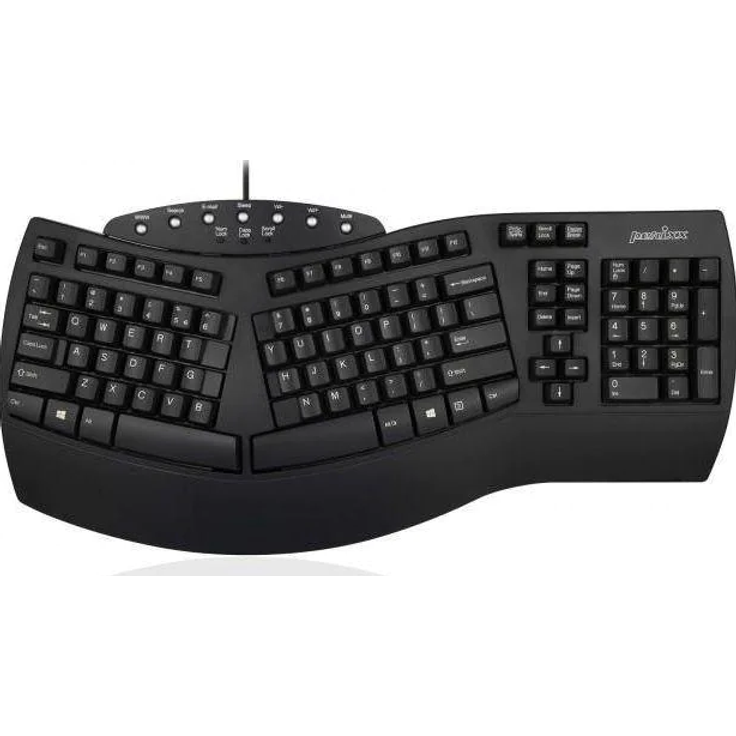 Perixx PERIBOARD-512 Classic - Tastatur - USA QWERTY - Schwarz
