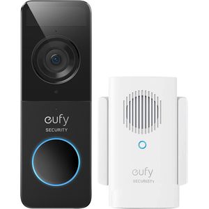 Bild für eufy Security Video Doorbell 1080p, inkl. Gong, mit Akku, WLAN, Full HD, Türsprechanlage, schwarz, weiß (E8220311)