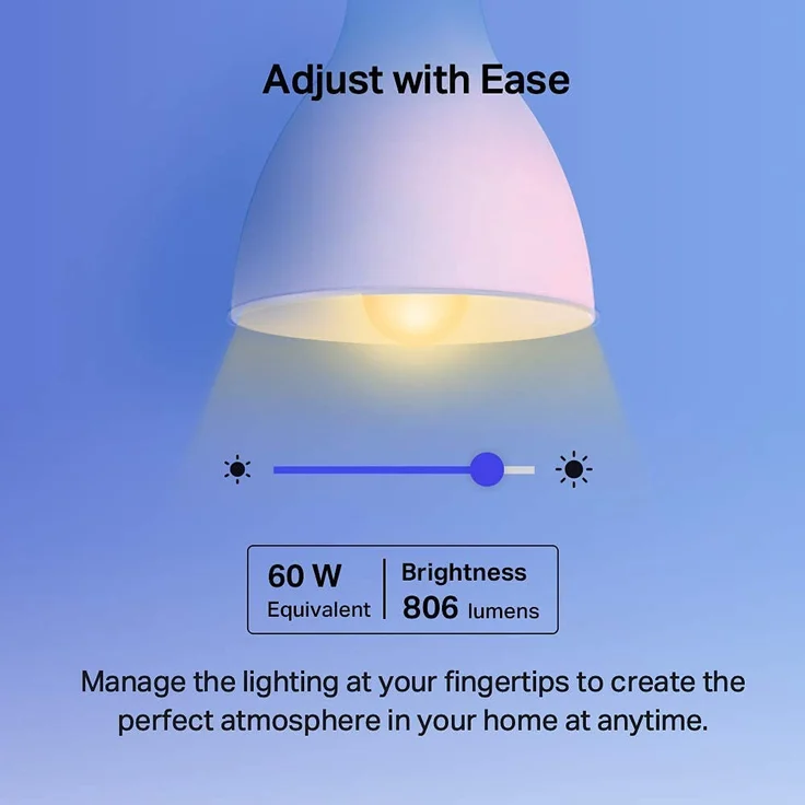 TP-Link Tapo L530E Smarte WLAN Glühbirne E27, Energie sparen, mehrfarbige dimmbare smarte Lampe, kompatibel mit Amazon Alexa, Google Assistant, Tapo App, Abläufe und Zeitpläne, kein Hub notwendig – Bild 4