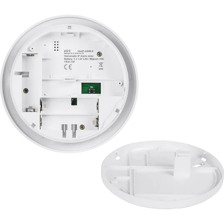Homematic IP HmIP-ASIR-2 Smart Home Alarmsirene – innen, kabellose Funk-Innensirene mit App-Funktion, warnt hörbar, sichtbar und per Push-Nachricht (153825A0) – Bild 2