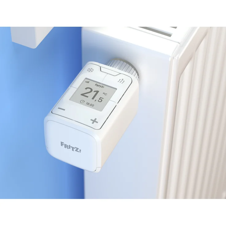 AVM FRITZ!DECT 302 Intelligenter Heizkörperregler für das Heimnetz, für alle gängigen Heizkörperventile und FRITZ!Box mit DECT-Basis, FRITZ!OS ab Version 6.83, Smarter Heizkörperregler, weiß (20002961) – Bild 4
