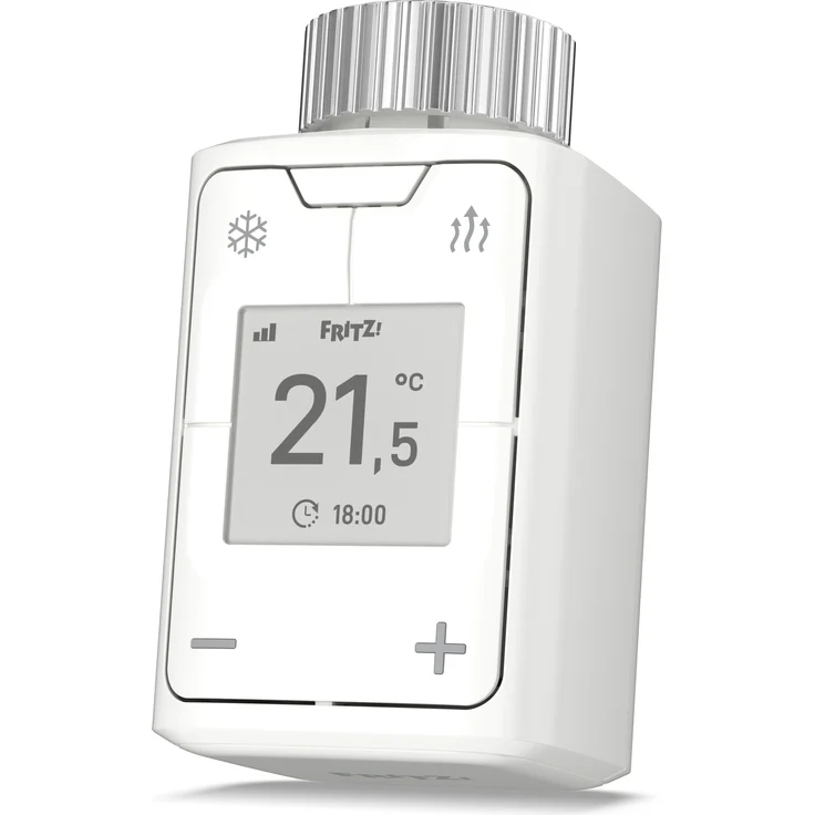 AVM FRITZ!DECT 302 Intelligenter Heizkörperregler für das Heimnetz, für alle gängigen Heizkörperventile und FRITZ!Box mit DECT-Basis, FRITZ!OS ab Version 6.83, Smarter Heizkörperregler, weiß (20002961) – Bild 1