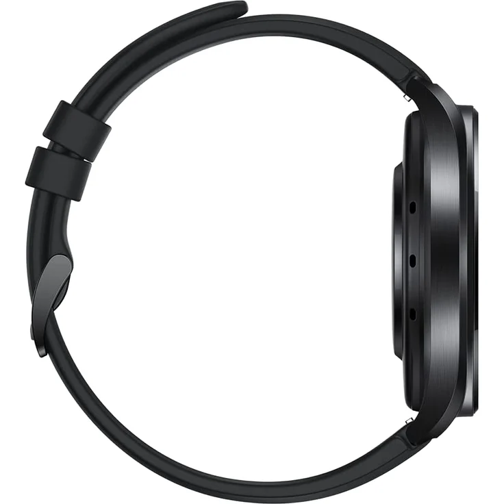 Xiaomi Watch S1 Smartwatch GPS, Unisex, 46,5 mm, Edelstahlgehäuse in Schwarz, schwarzes Fluorkautschukarmband + schwarzes Lederarmband – Bild 8