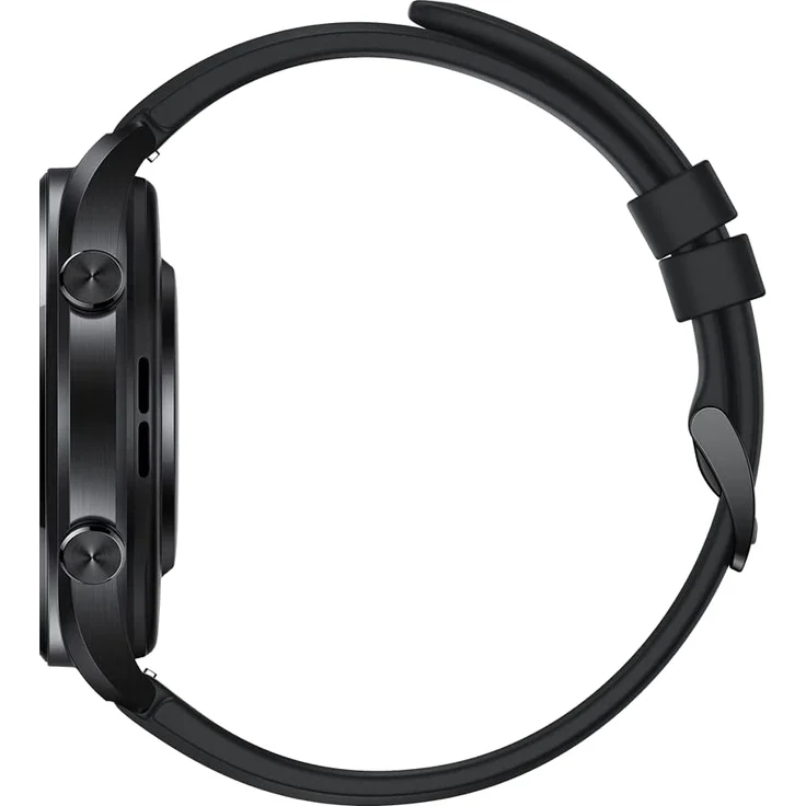 Xiaomi Watch S1 Smartwatch GPS, Unisex, 46,5 mm, Edelstahlgehäuse in Schwarz, schwarzes Fluorkautschukarmband + schwarzes Lederarmband – Bild 7