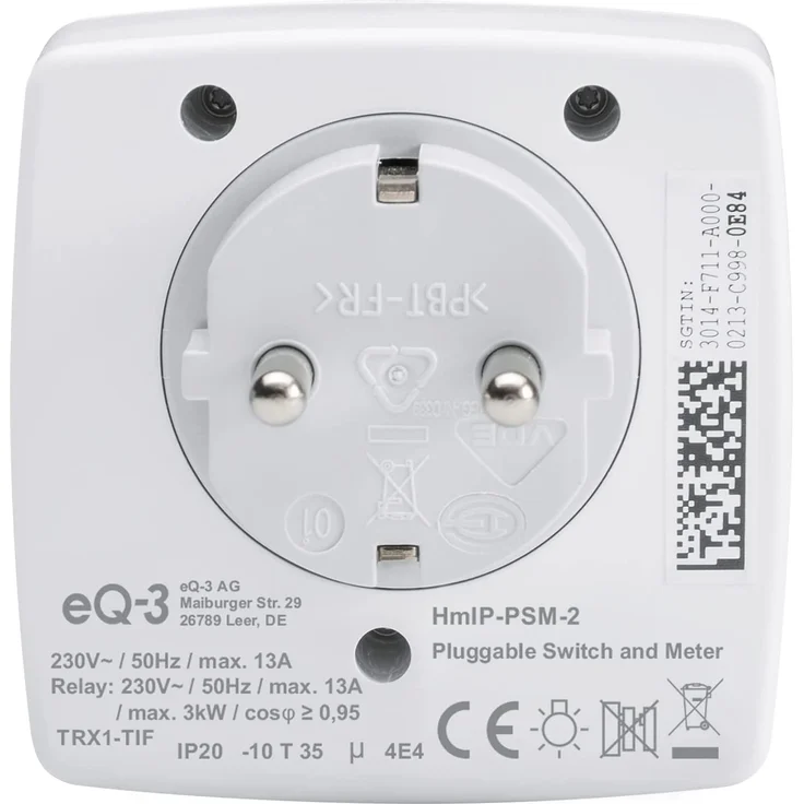 Homematic IP Schalt-Mess-Steckdose (HmIP-PSM-2) – Bild 5