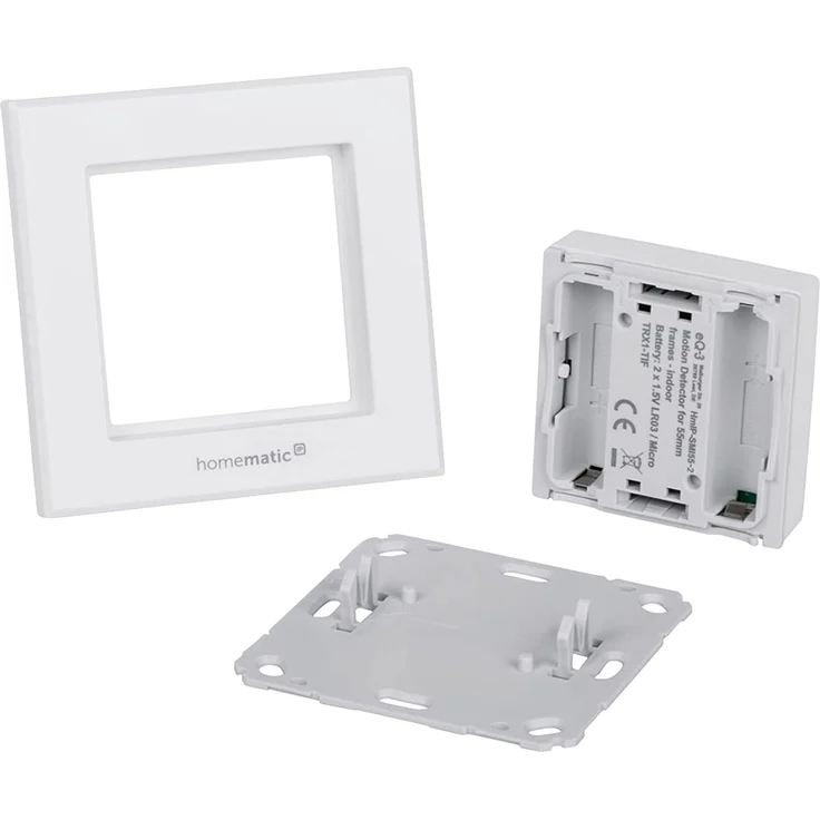 Homematic IP HmIP-SMI55-2 Smart Home Bewegungsmelder für 55er Rahmen – innen, Zubehör für Ihr Homematic IP Smart Home mit App-Funktion, für Alarmlösung, schaltet Leuchten, Wandschalter, Energie sparen, weiß (156242A0) – Bild 9
