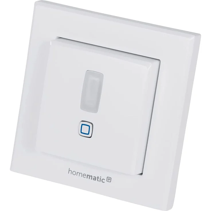 Homematic IP HmIP-SMI55-2 Smart Home Bewegungsmelder für 55er Rahmen – innen, Zubehör für Ihr Homematic IP Smart Home mit App-Funktion, für Alarmlösung, schaltet Leuchten, Wandschalter, Energie sparen, weiß (156242A0) – Bild 1