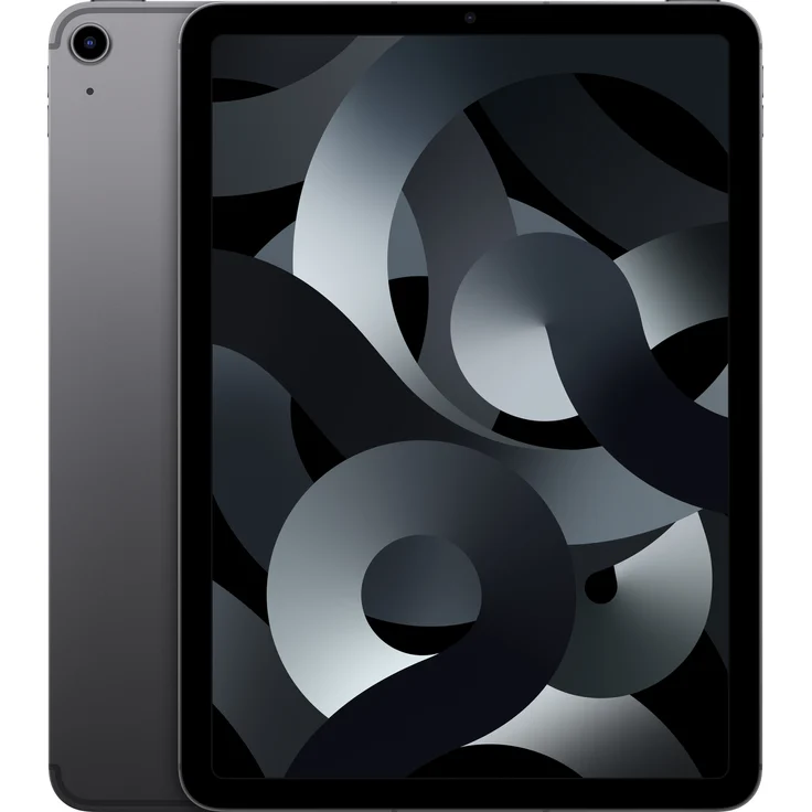 Apple iPad Air (2022) Quad-HD-Auflösung 10,9 Zoll, 5G-Tablet, Apple M1 Chip, 64 GB Speicher, iPadOS, Space Grey (MM6R3FD/A) – Bild 2