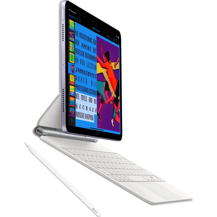 Apple iPad Air (2022) Quad-HD-Auflösung 10,9 Zoll, 5G-Tablet, Apple M1 Chip, 64 GB Speicher, iPadOS, Space Grey (MM6R3FD/A) – Bild 8