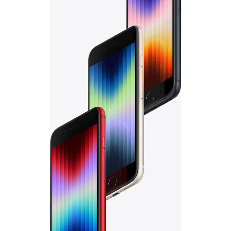 Apple iPhone SE 2022 5G (3. Generation) Smartphone 11,94cm (4,7 Zoll) IPS-Display, 128GB interner Speicher, 4GB RAM, iOS 15, Midnight (MMXJ3ZD/A) – Bild 5