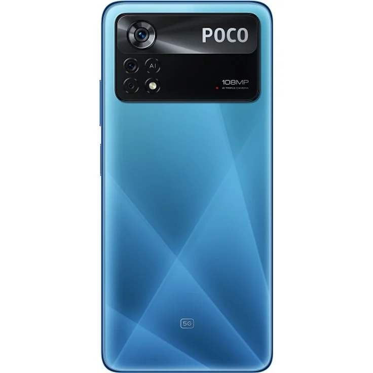 Xiaomi POCO X4 Pro 5G Smartphone (6,67 Zoll) AMOLED-Display, 128GB interner Speicher, 6GB RAM, Hybrid-SIM, Android 11, Laser Blue – Bild 3