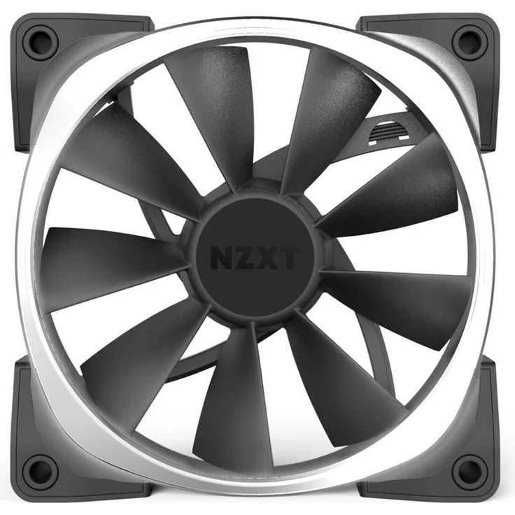 NZXT Aer RGB 2 Twin Starter 140x140x26 Gehäuselüfter, schwarz, 2er Pack inkl. (HF-2814C-DB) - Preisvergleich – Bild 6