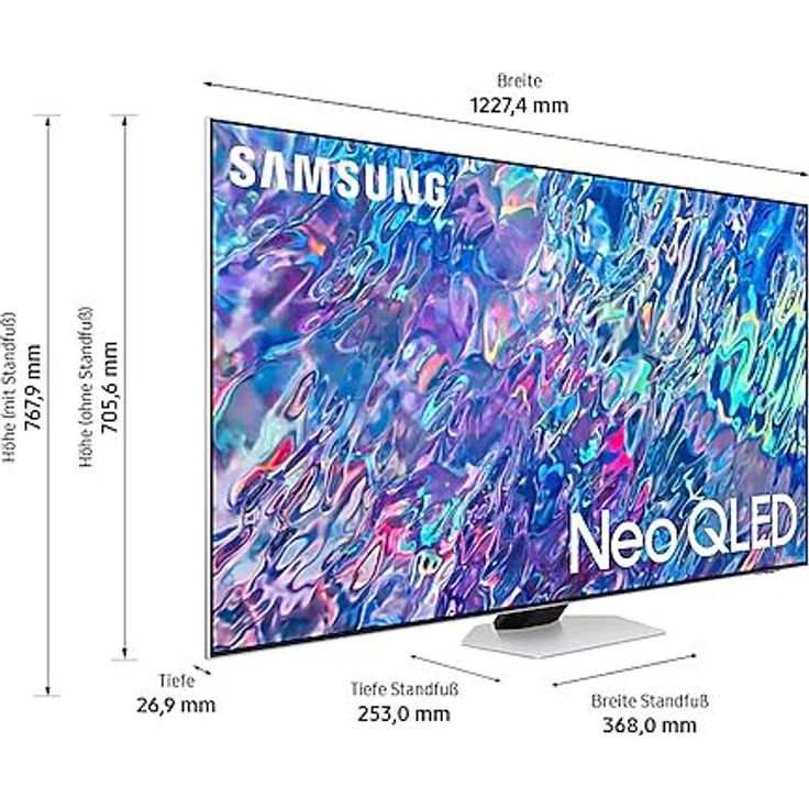 Samsung GQ75QN85BAT 189 cm (75 Zoll) Neo QLED Mini LED 4K Smart TV (Ultra HD, HDR, Direct LED) Twin-HD-Triple-Tuner (Sat, Antenne, Kabel) Modelljahr 2022 Energieklasse E (DE-Modell) – Bild 5