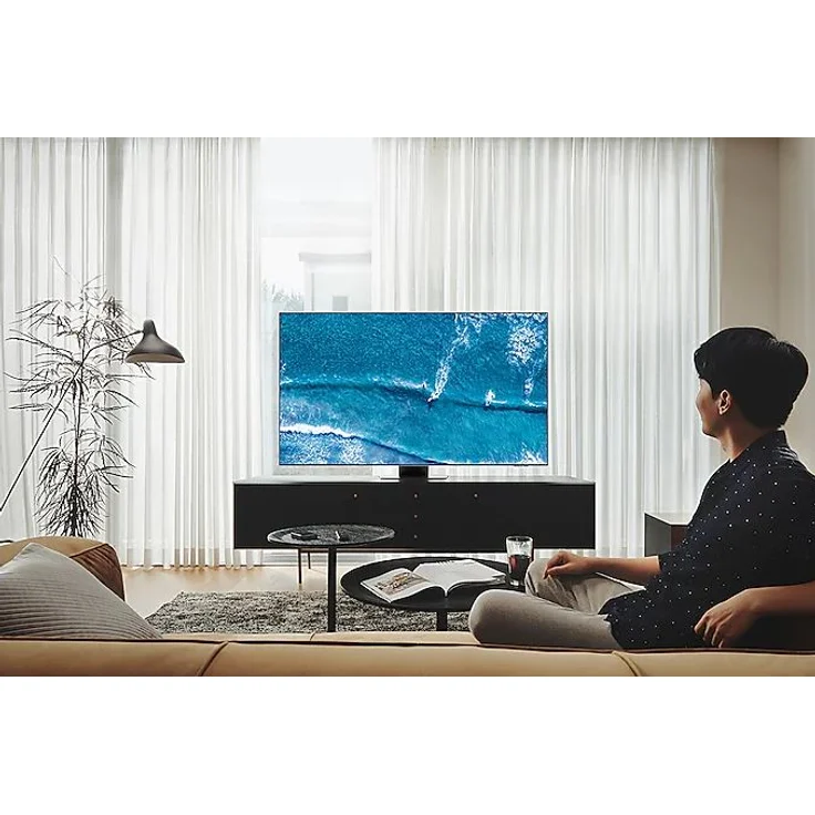 Samsung GQ55QN85BAT 138 cm (55 Zoll) Neo QLED Mini LED 4K Smart TV (Ultra HD, HDR, Direct LED) Twin-HD-Triple-Tuner (Sat, Antenne, Kabel) Modelljahr 2022 Energieklasse F (DE-Modell) – Bild 9