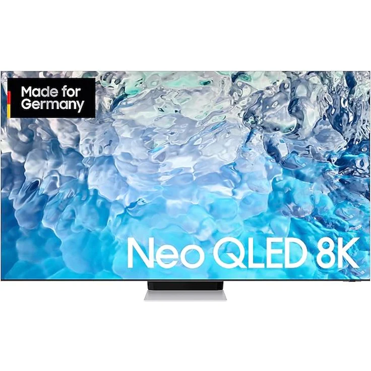 Samsung GQ65QN900BT 163 cm (65 Zoll) Neo QLED Mini LED 8K Smart TV (8K, HDR, Direct LED) Twin-HD-Triple-Tuner (Sat, Antenne, Kabel) Modelljahr 2022 Energieklasse G (DE-Modell) – Bild 1