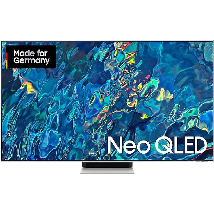 Samsung GQ85QN95BAT 214 cm (85 Zoll) Neo QLED Mini LED 4K Smart TV (Ultra HD, HDR, Direct LED) Twin-HD-Triple-Tuner (Sat, Antenne, Kabel) Modelljahr 2022 Energieklasse F (DE-Modell) – Bild 1