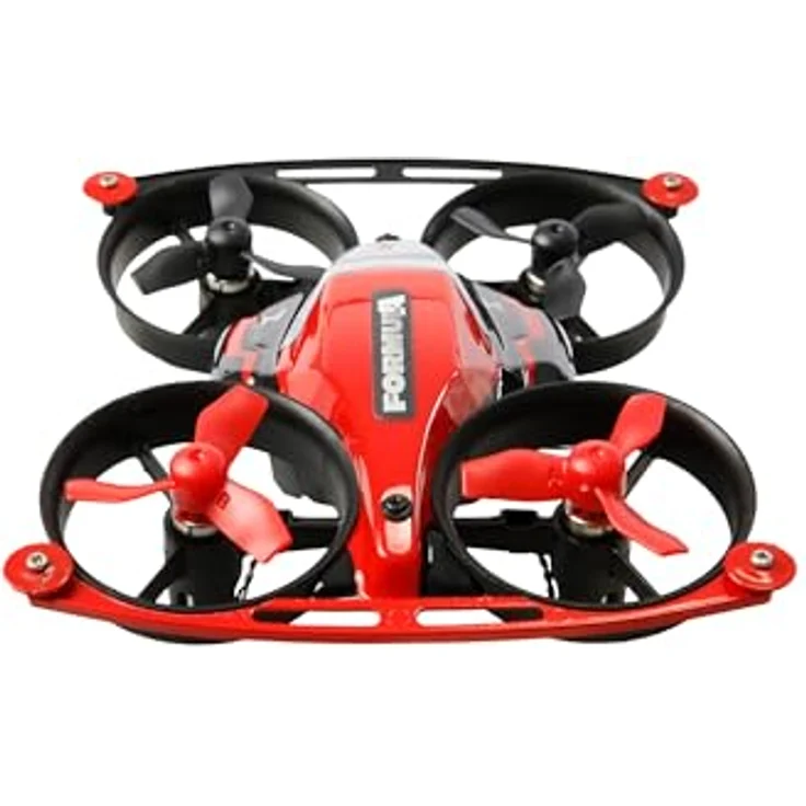 Amewi Formula Track Race Drohne, 2-in-1 RC Drohne mit Rennstrecke, rot, Ready-to-Run, 360-Grad-Stunts, LED-Beleuchtung, bis zu 10 Minuten Betriebszeit – Bild 3