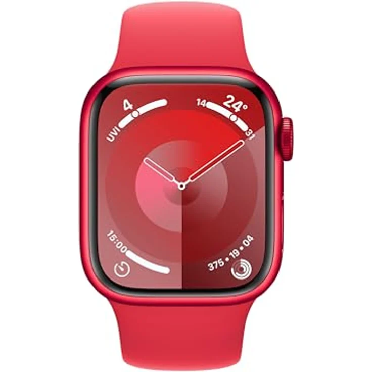 Apple Watch Series 9 GPS, 41 mm Aluminiumgehäuse (Product) RED, Sportarmband (Product) RED – M/L – Bild 2