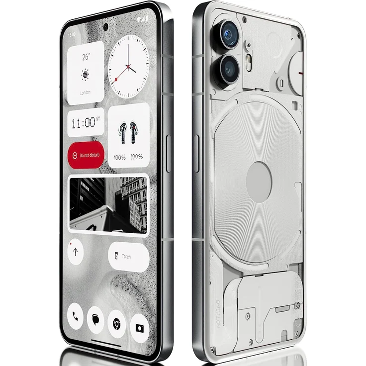 NOTHING Phone (2), 512 GB Smartphone (17,01 cm/6,7 Zoll, 256 GB Speicherplatz, 50 MP Kamera), weiß – Bild 2