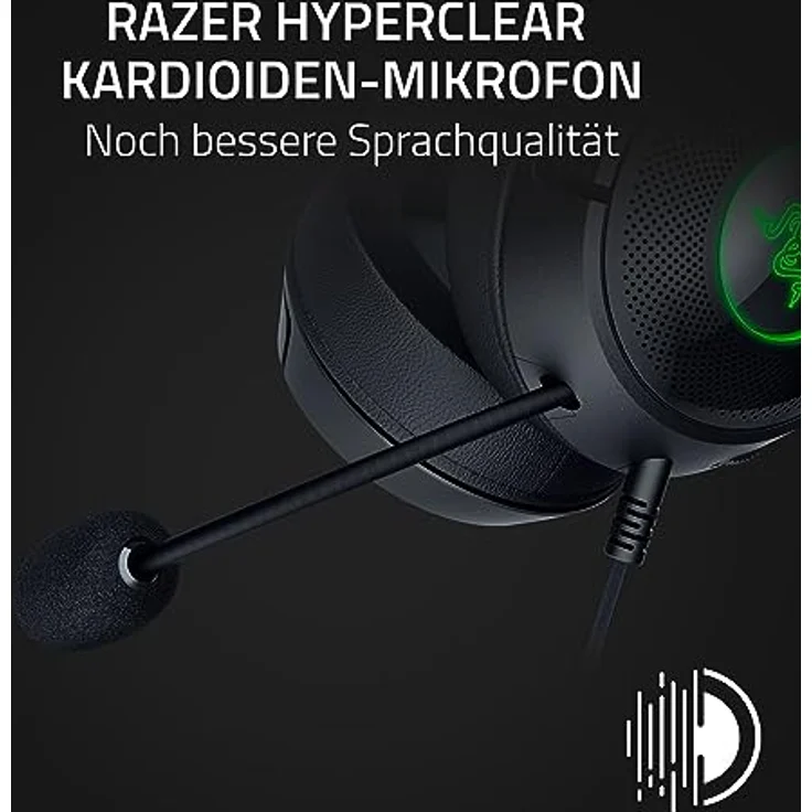 Razer Kraken Kitty V2 - Kabelgebundenes RGB-Headset mit Katzenohren (Reaktive Streaming-Beleuchtung, Razer HyperClear Mikro, TriForce 40-mm-Treiber, 7.1 Surround Sound) Schwarz – Bild 4