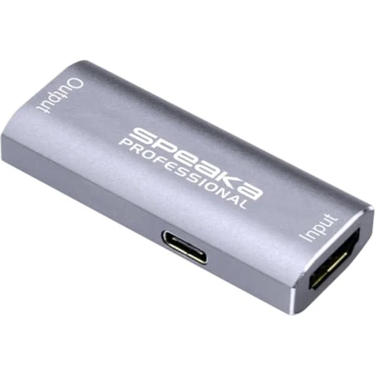 SpeaKa Professional SP-HDMIR-200 HDMI® Repeater, 25 m Reichweite, unterstützt bis zu 2160p Videoauflösung, Signalregenerierung für lange Distanzen – Bild 2