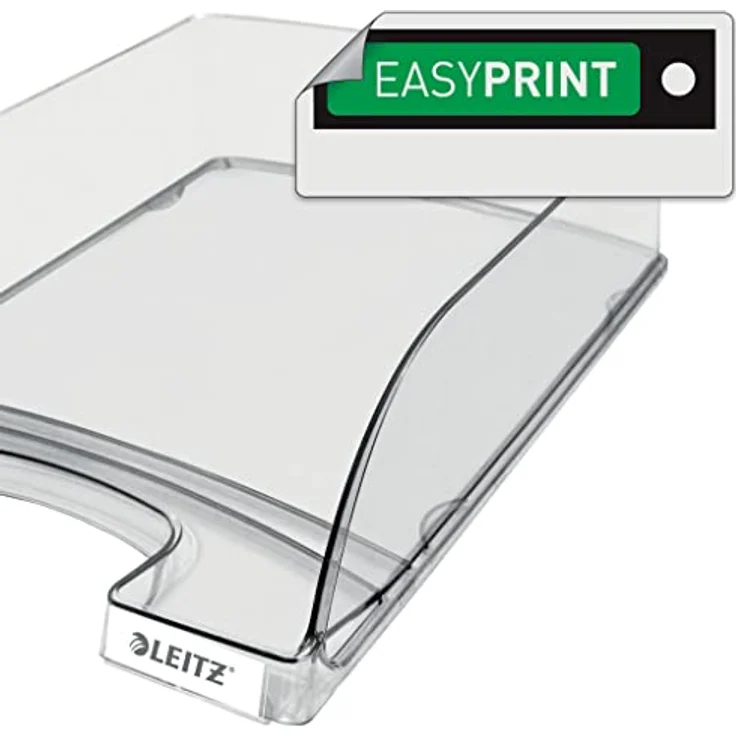 Leitz Briefablage 5227-00-03, Plus, A4, frost, stapelbar, Kunststoff – Bild 4