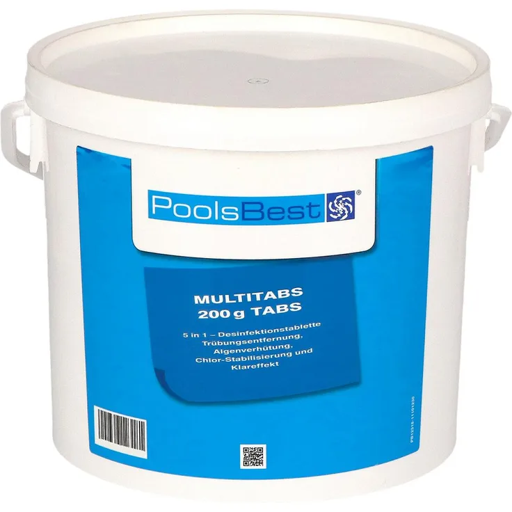 5 kg - PoolsBest® Chlor Multitabs 5 in 1, 200 g Tabs