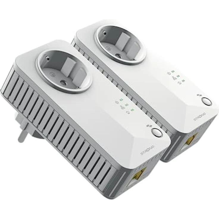 STRONG Powerline 600 Kit | enthält 2 Powerline Adapter | bis zu 600 Mbit/s | HomePlug AV Standard | Reichweite über 300 m | Verbindung über Ethernet-Kabel – Bild 3