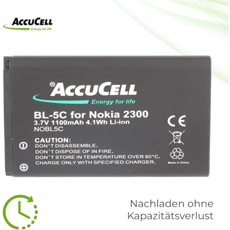 Akku passend für Primo by Doro Li-ion Battery 3.7VDC-1100mAh-4,1Wh RCB01P02 – Bild 6