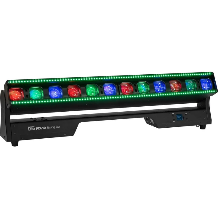 Eurolite LED PIX-12 Swing QCL Zoom Leiste, Scheinwerfer mit RGBW-Farbmix und Zoomeinstellung – Bild 1