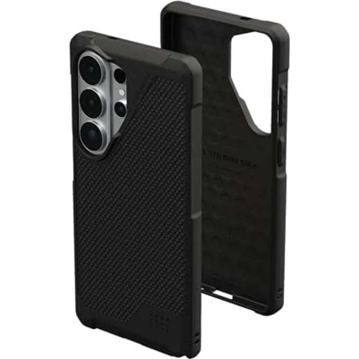 URBAN ARMOR GEAR Metropolis LT Case Samsung Galaxy S26 Ultra, Kevlar schwarz, mit Wireless Charging (Qi) und militärischem Schutzstandard – Bild 1